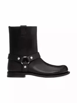 Кожаные ботинки Campo Biker Loewe, черный