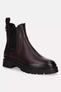 Кожаные ботинки челси Aligrey Gant, гранатовый