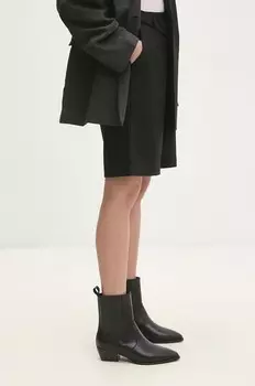 Кожаные ботинки челси Answear Lab, черный