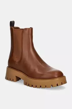 Кожаные ботинки челси Asher Michael Michael Kors, коричневый