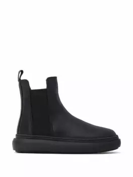 Кожаные ботинки челси EMPORIO ARMANI, черный