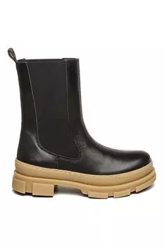 Кожаные ботинки челси Filina Steve Madden, черный