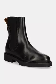 Кожаные ботинки челси Furla Sfera Chelsea Boot, черный