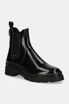 Кожаные ботинки челси Gant Aligrey, черный