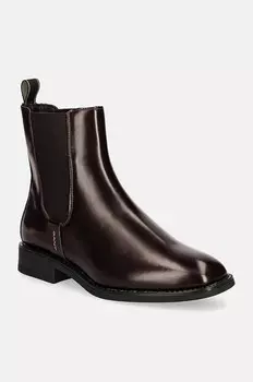Кожаные ботинки челси Gant Fayy, гранатовый