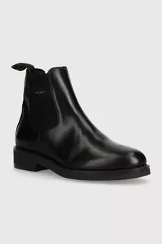 Кожаные ботинки челси Gant Prepdale, черный