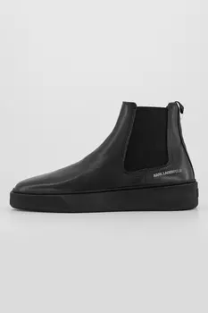 Кожаные ботинки челси Karl Lagerfeld, черный