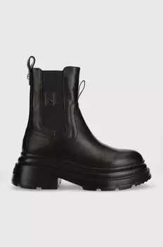Кожаные ботинки челси Karl Lagerfeld, черный