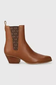 Кожаные ботинки челси Kinlee MICHAEL Michael Kors, коричневый