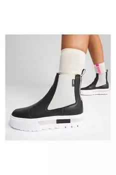 Кожаные ботинки челси Mayze Puma, черный
