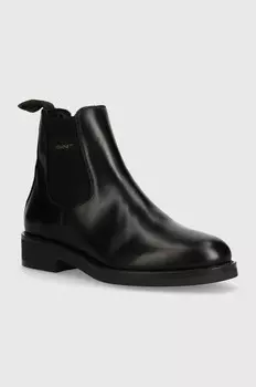 Кожаные ботинки челси Prepdale Gant, черный