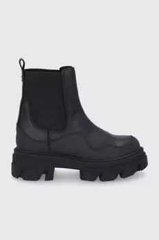 Кожаные ботинки челси Steve Madden, черный