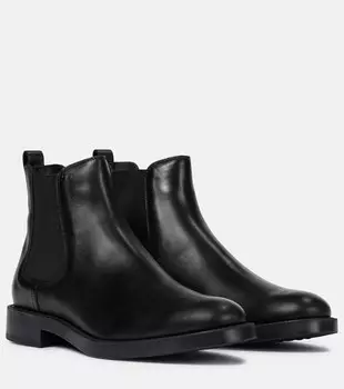 Кожаные ботинки челси Tod's, черный