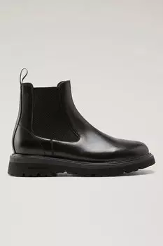 Кожаные ботинки челси Woolrich, черный