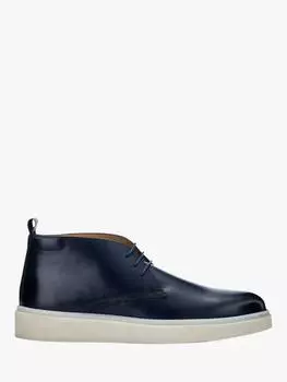 Кожаные ботинки chukka от dixon Jones Bootmaker, темно-синий