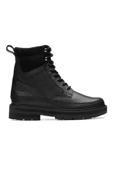 Кожаные ботинки Clarks, черный