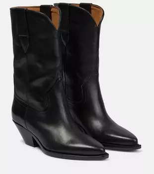 Кожаные ботинки Dahope Isabel Marant, черный