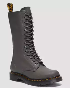Кожаные ботинки Dr. Martens 1B99 Virginia до середины икры, цвет Gunmetal — Virginia