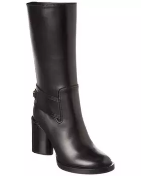 Кожаные ботинки Ferragamo Alan 85 Salvatore Ferragamo, черный
