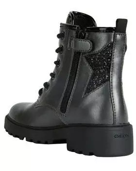 Кожаные ботинки Geox Casey Star, серый