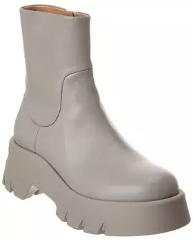 Кожаные ботинки Gianvito Rossi Montey, серый