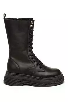 Кожаные ботинки Giulia Steve Madden, черный