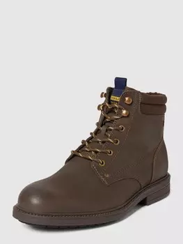 Кожаные ботинки Jack & Jones, коричневый