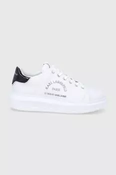 Кожаные ботинки Karl Lagerfeld, белый