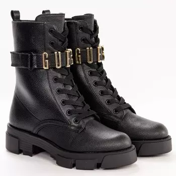Кожаные ботинки madox Guess, черный