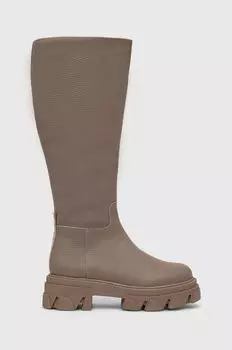 Кожаные ботинки Mana Steve Madden, бежевый