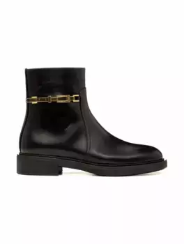 Кожаные ботинки Martine Gianvito Rossi, черный