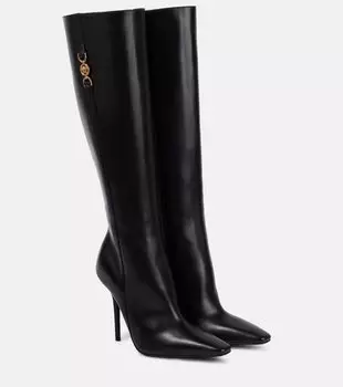 Кожаные ботинки medusa '95 Versace, черный