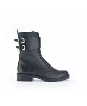 Кожаные ботинки на шнуровке Gabor, черный