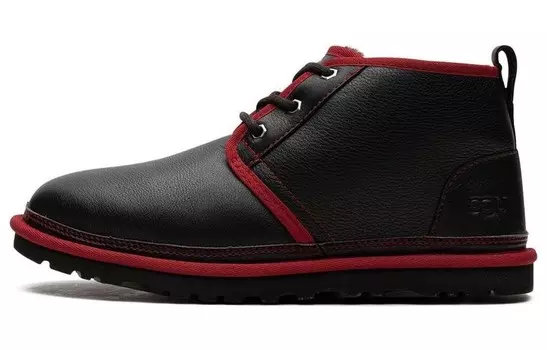 Кожаные ботинки Neumel "Черно-красные" Ugg