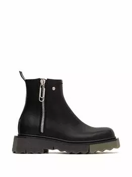 Кожаные ботинки Sponge Off-White