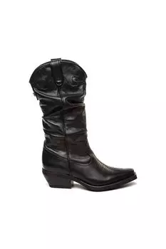 Кожаные ботинки Steve Madden, черный
