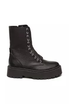 Кожаные ботинки Steve Madden, черный