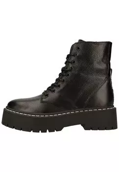 Кожаные ботинки STEVE MADDEN, черный