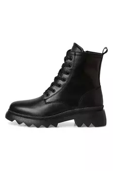 Кожаные ботинки Tamaris, черный