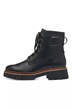 Кожаные ботинки Tamaris, черный