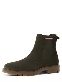 Кожаные ботинки Tommy Hilfiger, зеленый