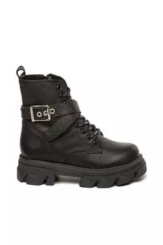 Кожаные ботинки Trappers Steve Madden, черный