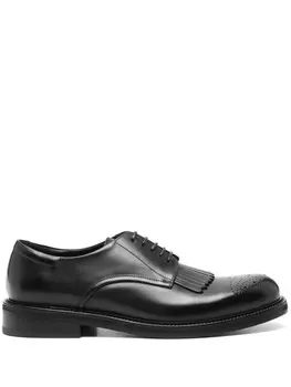 Кожаные броги Canali, черный