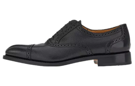Кожаные броги на шнуровке Ferragamo