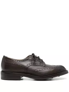 Кожаные броги Tricker's, коричневый