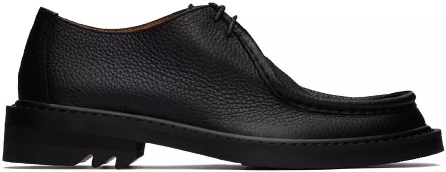 Кожаные дерби Dries Van Noten, черный