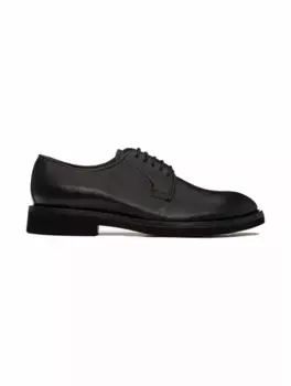 Кожаные дерби Kiton, черный