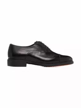 Кожаные дерби Santoni, черный