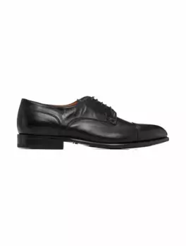 Кожаные дерби Santoni, черный