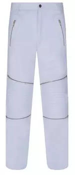 Кожаные джинсы ancona на молнии Infinity Leather, белый